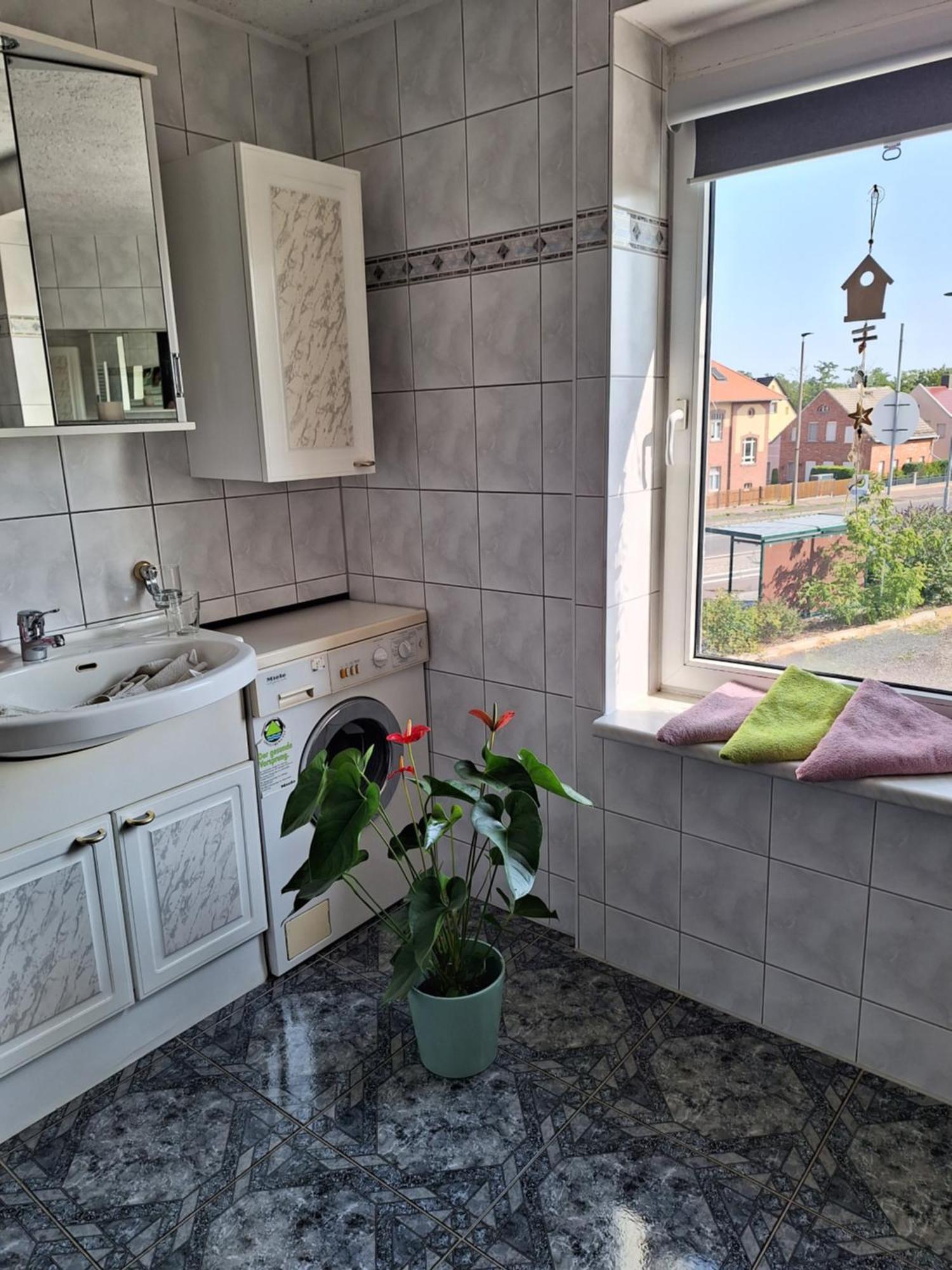 Gaststaette Und Pension Zur Schiene Merseburg Dış mekan fotoğraf